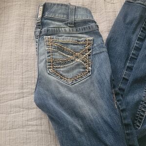 Ariat bootut jeans, medium wash, size 26R.